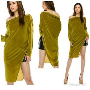 Velour Zipper Top/Dress
